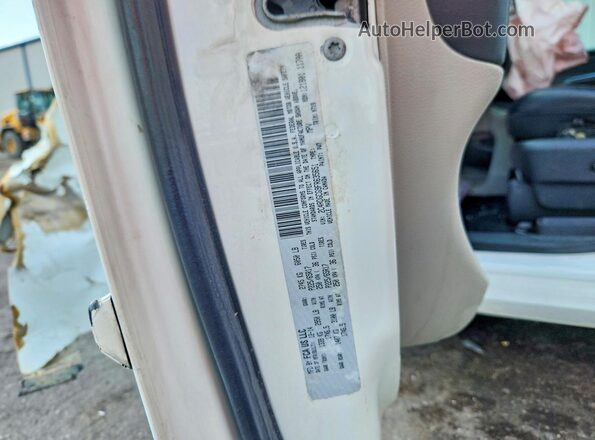 2C4RDGCG6HR595953 2017 DODGE GRAND White VIN კოდის სტიკერის ხედი