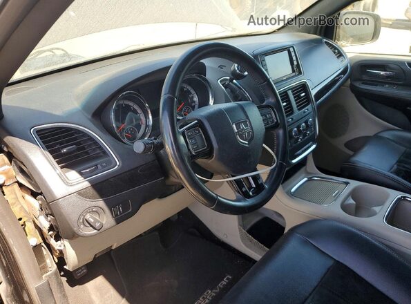 2C4RDGCG6HR719705 2017 DODGE GRAND Black Vista del salpicadero