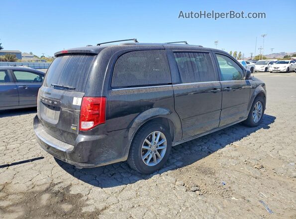 2C4RDGCG6HR719705 2017 DODGE GRAND Black Trasero derecho