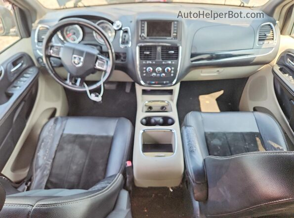 2C4RDGCG6HR806004 2017 DODGE GRAND Угольный Вид панели приборов