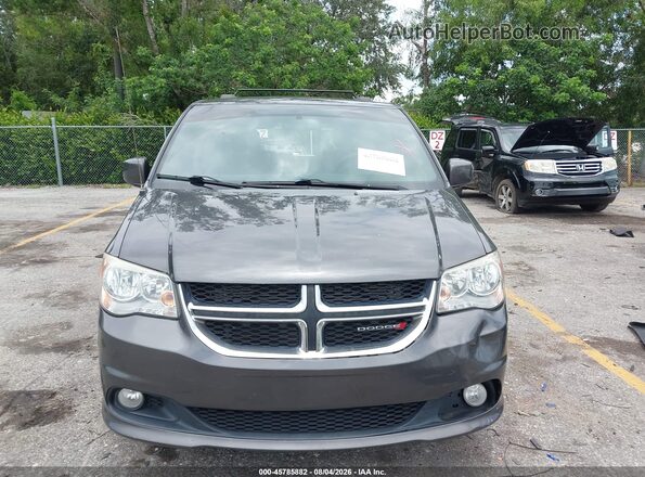 2C4RDGCG6HR813678 2017 DODGE GRAND CARAVAN Gray Вид щитка приладів