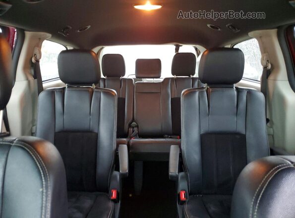 2C4RDGCG6JR249276 2018 DODGE GRAND Бордовый Вид задних сидений