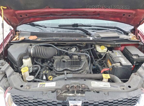 2C4RDGCG6JR249276 2018 DODGE GRAND Бордовый Вид подкапотного пространства