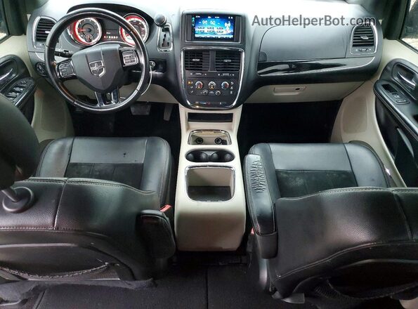 2C4RDGCG6JR249276 2018 DODGE GRAND Бордовый Вид панели приборов