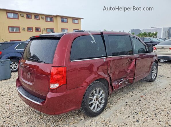 2C4RDGCG6JR249276 2018 DODGE GRAND Бордовый Задняя правая четверть