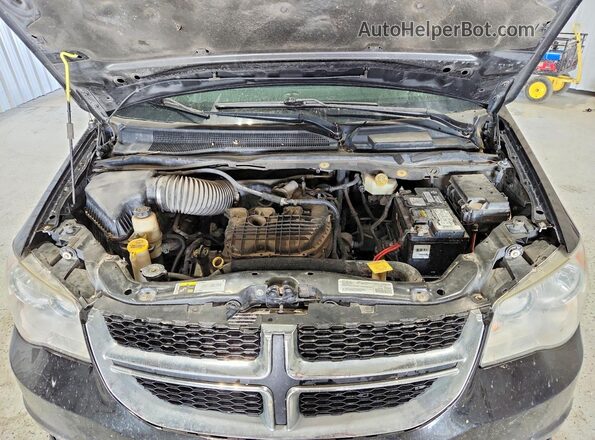 2C4RDGCG6KR749343 2019 DODGE GRAND Black Widok komory silnika