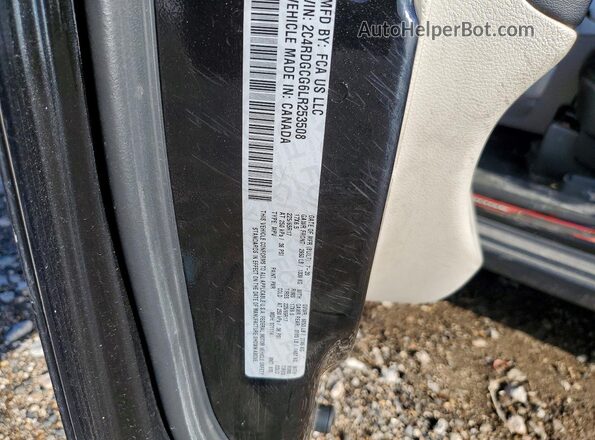 2C4RDGCG6LR253508 2020 DODGE GRAND Purple VIN կոդի պիտակի տեսք