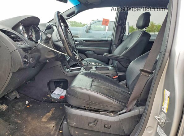 2C4RDGCG7GR146649 2016 DODGE GRAND Silver წინა სალონის ხედი