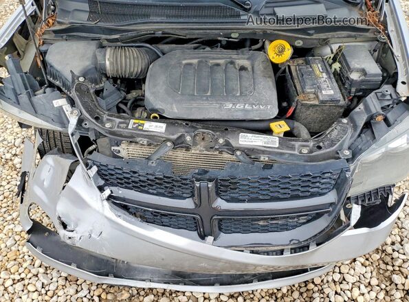 2C4RDGCG7GR146649 2016 DODGE GRAND Silver ძრავის განყოფილების ხედი