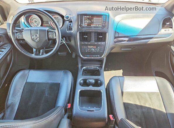 2C4RDGCG7GR155674 2016 DODGE GRAND Gray Առջևի վահանակի տեսք