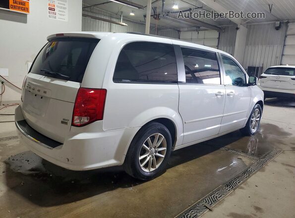 2C4RDGCG7GR168165 2016 DODGE GRAND White Задня права чверть