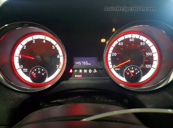 2C4RDGCG7GR168165 2016 DODGE GRAND White Вид щитка приладів