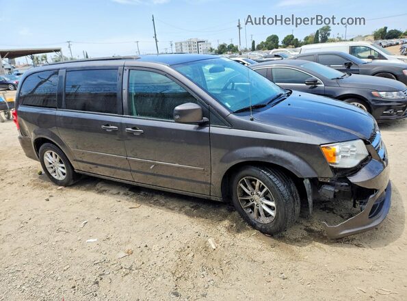 2C4RDGCG7GR180252 2016 DODGE GRAND Gray Вид спереду