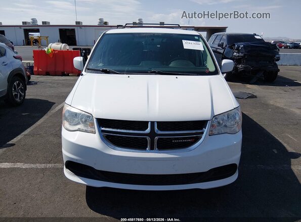 2C4RDGCG7GR224718 2016 DODGE GRAND CARAVAN White Вид щитка приладів