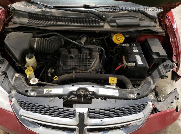 2C4RDGCG7GR265592 2016 DODGE GRAND Red Vista del compartimento del motor