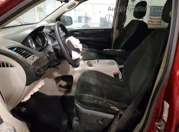 2C4RDGCG7GR265592 2016 DODGE GRAND Red Vista interior delantera