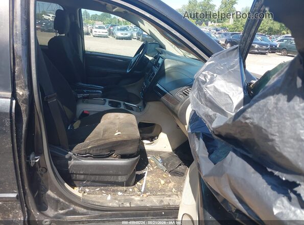 2C4RDGCG7GR273286 2016 DODGE GRAND CARAVAN Черный Вид салона спереди