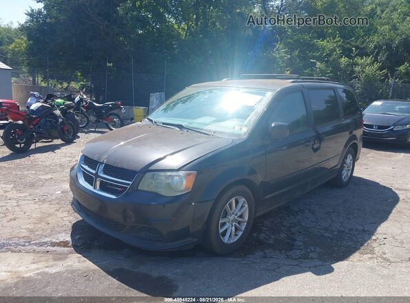 2C4RDGCG7GR273286 2016 DODGE GRAND CARAVAN Черный Передняя левая четверть