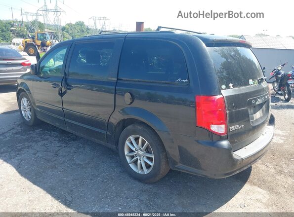 2C4RDGCG7GR273286 2016 DODGE GRAND CARAVAN Черный Задняя левая четверть