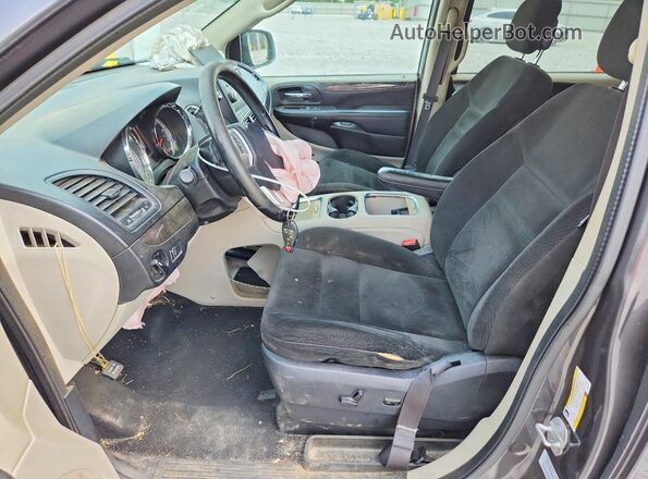 2C4RDGCG7GR338525 2016 DODGE GRAND Gray Front interior view