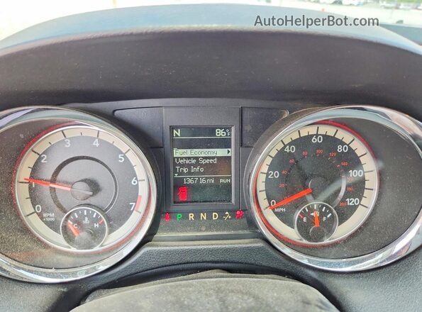 2C4RDGCG7GR338525 2016 DODGE GRAND Gray Instrument cluster view