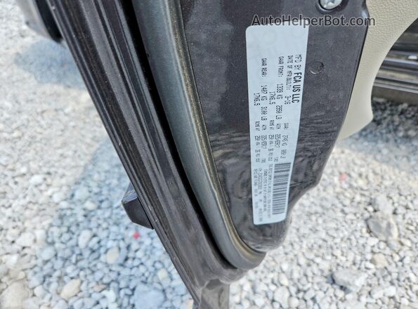 2C4RDGCG7GR338525 2016 DODGE GRAND Gray VIN sticker view
