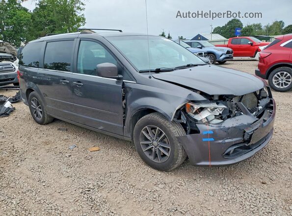 2C4RDGCG7HR546051 2017 DODGE GRAND Серый Передняя правая четверть