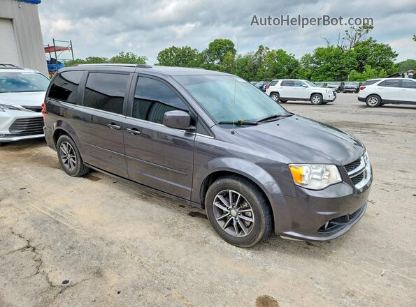 2C4RDGCG7HR603851 2017 DODGE GRAND Серый Передняя правая четверть