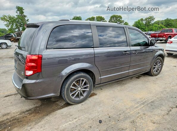2C4RDGCG7HR603851 2017 DODGE GRAND Серый Задняя правая четверть