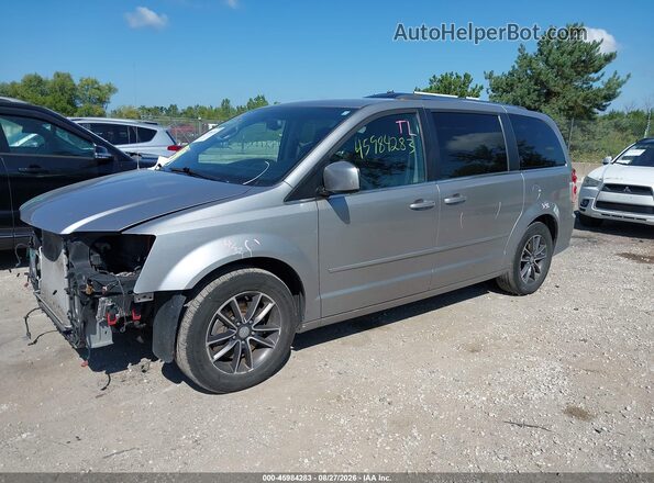 2C4RDGCG7HR637420 2017 DODGE GRAND CARAVAN Серый Передняя левая четверть