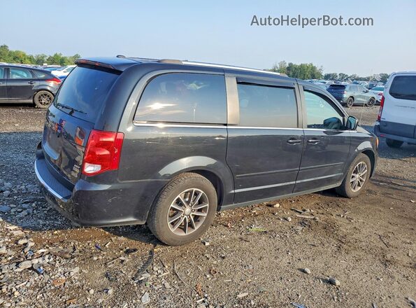 2C4RDGCG7HR760814 2017 DODGE GRAND Black Rear right