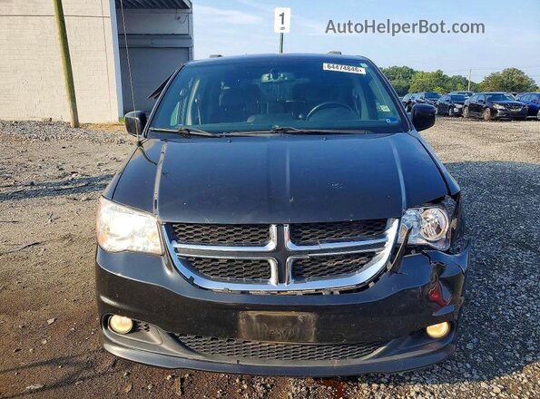 2C4RDGCG7HR760814 2017 DODGE GRAND Black Front view