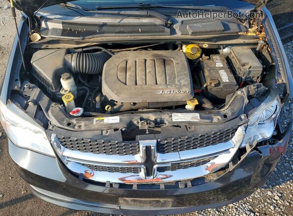 2C4RDGCG7HR760814 2017 DODGE GRAND Black Engine compartment view