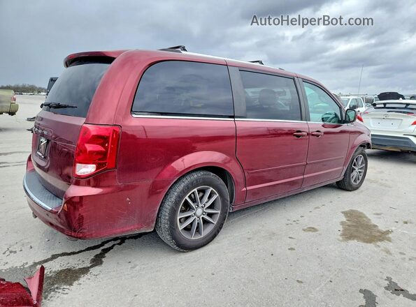 2C4RDGCG7HR807159 2017 DODGE GRAND Burgundy Rear right