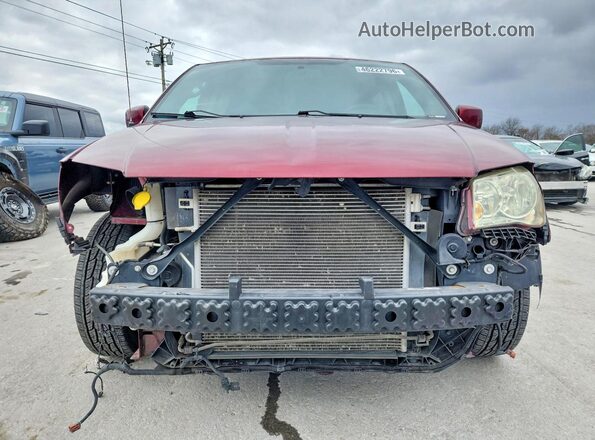 2C4RDGCG7HR807159 2017 DODGE GRAND Burgundy Front view