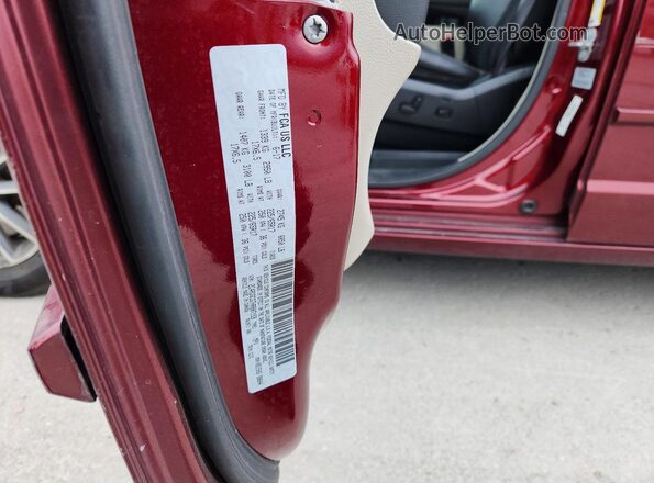 2C4RDGCG7HR807159 2017 DODGE GRAND Burgundy 360 interior view