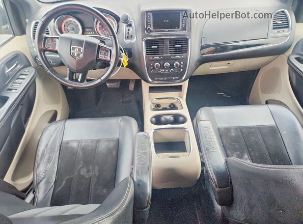 2C4RDGCG7HR817769 2017 DODGE GRAND Черный Вид панели приборов