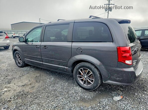 2C4RDGCG7HR817769 2017 DODGE GRAND Черный Задняя левая четверть