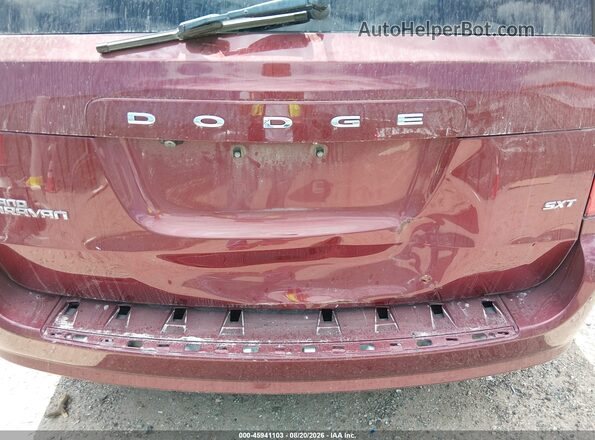 2C4RDGCG7JR134105 2018 DODGE GRAND CARAVAN Maroon Widok z przodu