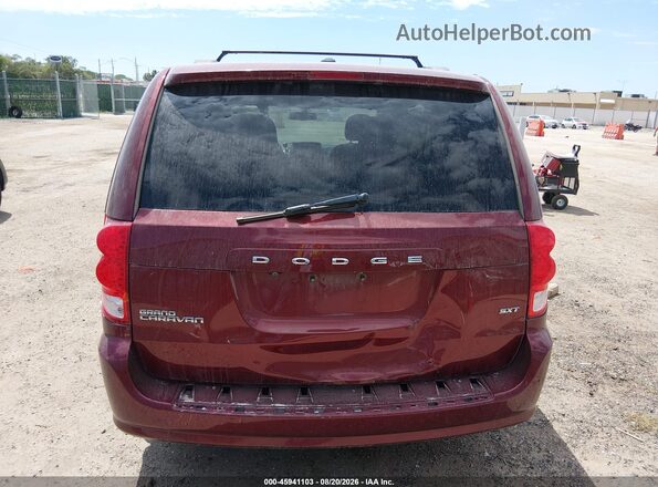 2C4RDGCG7JR134105 2018 DODGE GRAND CARAVAN Maroon 