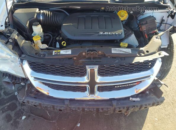 2C4RDGCG7JR215993 2018 DODGE GRAND White ძრავის განყოფილების ხედი