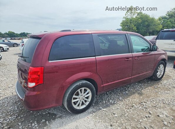 2C4RDGCG7JR297305 2018 DODGE GRAND Burgundy უკანა მარჯვენა