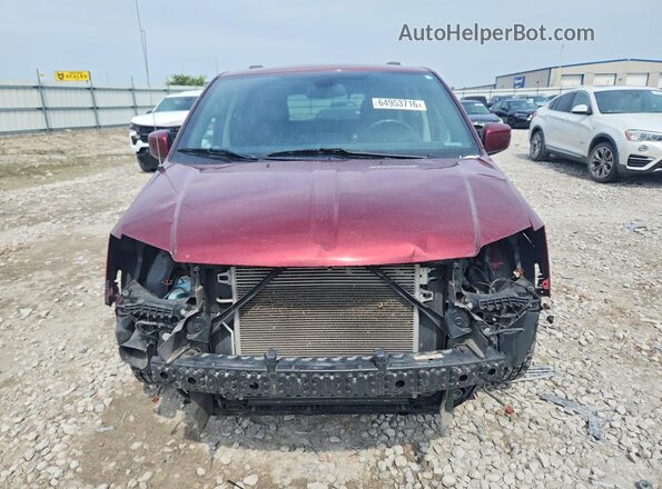 2C4RDGCG7JR297305 2018 DODGE GRAND Burgundy წინა ხედი