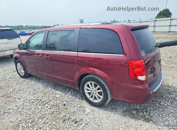 2C4RDGCG7JR297305 2018 DODGE GRAND Burgundy უკანა მარცხენა