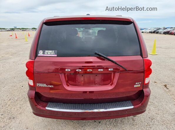 2C4RDGCG7JR300333 2018 DODGE GRAND Burgundy Հետևի տեսք