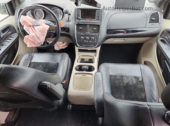 2C4RDGCG7JR300333 2018 DODGE GRAND Burgundy Առջևի վահանակի տեսք