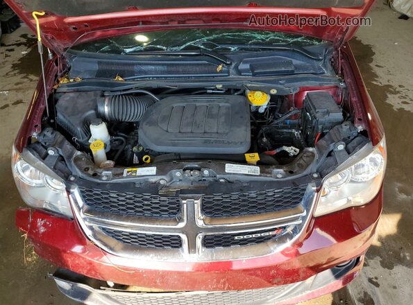 2C4RDGCG7KR717677 2019 DODGE GRAND Red Շարժիչի բաժամունքի տեսք