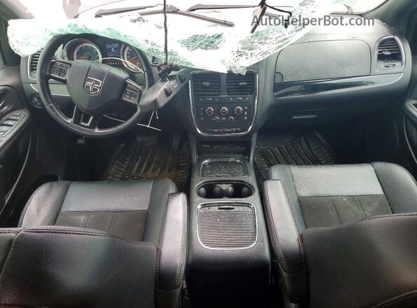 2C4RDGCG7KR767818 2019 DODGE GRAND Gray Առջևի վահանակի տեսք
