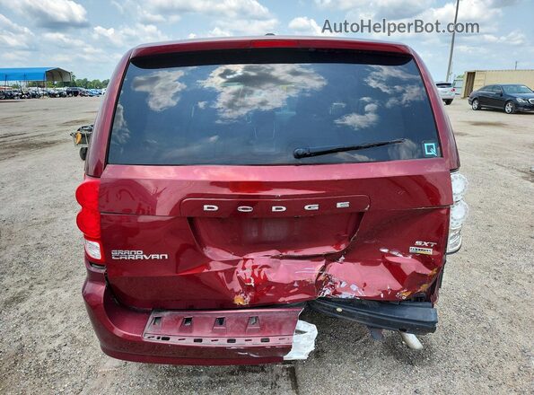 2C4RDGCG7KR775756 2019 DODGE GRAND Burgundy Widok z tyłu