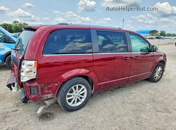 2C4RDGCG7KR775756 2019 DODGE GRAND Burgundy Tył prawy